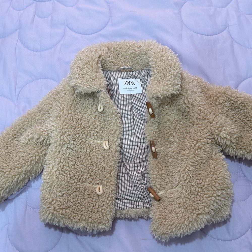 Girls Sherpa coat